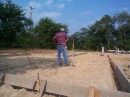 Getting ready to dig slab beam trenches * 1152 x 864 * (277KB)